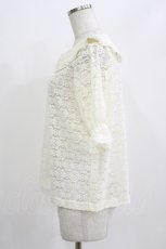 画像2: m petit by misako / AOKレースブラウス M アイボリー H-26-06-05-1031-LO-BL-NS-ZH (2)