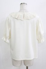 画像2: m petit by misako / TT*AOKエリレースPO M アイボリー H-26-06-05-1033-LO-TO-NS-ZH (2)