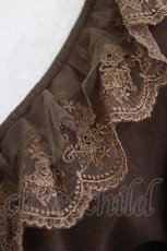画像3: m petit by misako / AOK*フリルレースCD L ブラウン H-26-06-05-1040-LO-TO-NS-ZH (3)