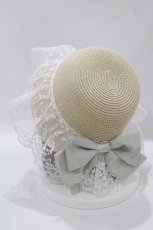 画像2: Lovely Tency / 眞白ありす/ストローハット  ナチュラル H-26-06-05-1051-LO-AC-NS-ZH (2)