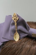 画像2: Innocent World / スプーンとポットのカチューシャ  Grayish Violet H-26-06-05-1060-IW-AC-NS-ZH (2)