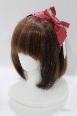 画像1: Innocent World / トーションレースとパールのカチューシャ  ピンク H-26-06-05-1067-IW-AC-NS-ZH (1)