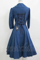 画像3: Innocent World / エレーヌローズワンピース M Dark Blue H-26-06-05-1009-IW-OP-NS-ZH (3)