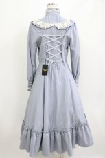 画像3: Innocent World / バラレースフリルワンピース L ブルー/生成 H-26-06-05-1013-IW-OP-NS-ZH (3)