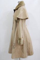 画像2: Innocent World / バイオリンコート M/99cm丈 カフェオレ×ショコラ H-26-06-05-1017-IW-CO-NS-ZH (2)