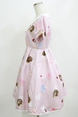 画像2: Ank Rouge / SweetDonutsリボンブローチワンピース M ピンク H-26-06-05-1019-CA-OP-NS-ZH (2)