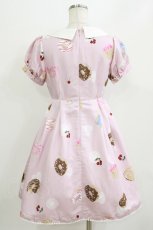 画像3: Ank Rouge / SweetDonutsリボンブローチワンピース M ピンク H-26-06-05-1019-CA-OP-NS-ZH (3)