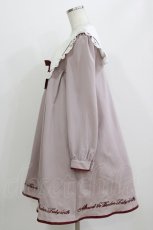 画像2: Amavel / きまぐれキャットスクエアセーラーAラインワンピース FREE ピンク H-26-06-05-1022-CA-OP-YZ-ZH (2)