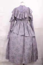 画像2: axes femme POETIQUE / 花柄ロングワンピース M ラベンダー H-26-06-05-002-AX-OP-NS-ZH (2)