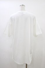 画像2: NieR Clothing / プリントCOTTON CUTSEW XL 白 H-26-06-06-041-PU-TO-KB-ZH (2)