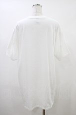 画像2: NieR Clothing / プリント半袖CUTSEW XL 白 H-26-06-06-042-PU-TO-KB-ZH (2)