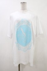 画像1: NieR Clothing / プリント半袖CUTSEW XL 白 H-26-06-06-043-PU-TO-KB-ZH (1)