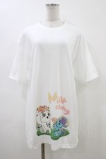 画像1: NieR Clothing / プリントCOTTON CUTSEW XL 白 H-26-06-06-045-PU-TO-KB-ZH (1)
