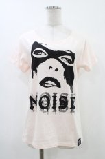 画像1: NOISE NOISE NOISE / プリントTシャツ L ピンク H-26-06-06-060-PU-TO-KB-ZH (1)