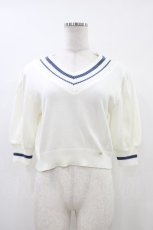 画像1: MILK / フランセーズTops  オフホワイト H-26-06-06-061-ML-TO-KB-ZH (1)