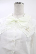 画像3: Shirley Temple / リボンタイ付ブラウス 160cm オフホワイト H-26-06-06-064-ET-BL-KB-ZH (3)