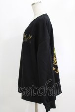 画像2: NieR Clothing / プリントプルオーバー  黒 H-26-06-06-1017-PU-TO-AK-ZH (2)
