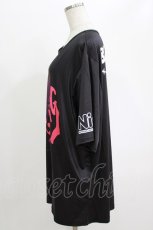 画像2: NieR Clothing / プリント半袖CUTSEW  黒 H-26-06-06-1018-PU-TO-AK-ZH (2)