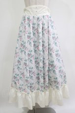 画像1: Kurumi Collaboration / KRハナガラHWフレアSK L 白 H-26-06-07-030-LO-SK-NS-ZH (1)
