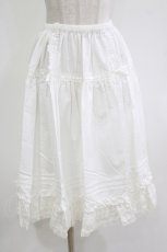 画像1: Innocent World / ドレスペチスカート M/70cm 白 H-26-06-07-045-IW-SK-NS-ZH (1)