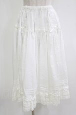画像1: Innocent World / ドレスペチスカート M/79cm 白 H-26-06-07-046-IW-SK-NS-ZH (1)