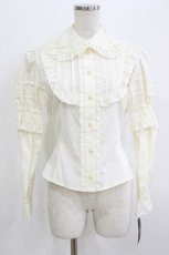 画像1: Innocent World / トーションレースヨークブラウス M アイボリー H-26-06-07-049-IW-BL-NS-ZH (1)