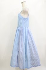 画像2: Jane Marple Dans Le Salon / Stripe strap dress M ブルー H-26-06-07-1003-JM-OP-AK-ZH (2)