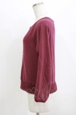 画像2: Jane Marple / ロゴプリントプルオーバー M ワイン H-26-06-07-1007-JM-TO-AK-ZH (2)