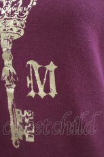 画像4: Jane Marple / ロゴプリントプルオーバー M ワイン H-26-06-07-1007-JM-TO-AK-ZH (4)