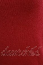 画像4: Jane Marple Dans Le Salon / リブニットトップス M レッド H-26-06-07-1010-JM-TO-AK-ZH (4)