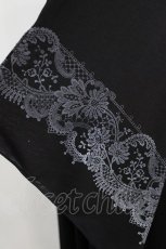 画像4: Rozen Kavalier / 肩開きプリントロングワンピース  黒 H-26-06-07-1017-OO-OP-AK-ZH (4)