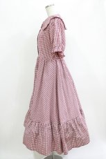 画像2: m petit by misako / AM*ギンガムCHKワンピース L レッド H-26-06-07-013-LO-OP-NS-ZH (2)