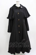 画像1: m petit by misako / TT*MSKケープコート L ブラック H-26-06-07-018-LO-CO-NS-ZH (1)