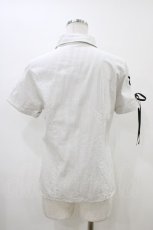 画像2: PEACE NOW / タイ付ストライプブラウス  オフ H-26-06-08-1039-PU-TO-KB-ZH (2)
