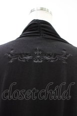 画像3: Ozz Croce / バック刺繍カーデ  黒 H-26-06-08-1047-OO-JA-AK-ZH (3)