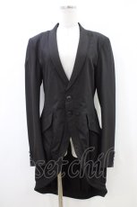 画像1: BPN FOR MEN / ロングバルーン風ジャケット  ブラック H-26-06-08-1049-GO-JA-KB-ZH (1)