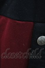 画像4: ALGONQUINS / オーバースカート付パンツ  黒×赤 H-26-06-08-1004-AL-PA-KB-ZH (4)
