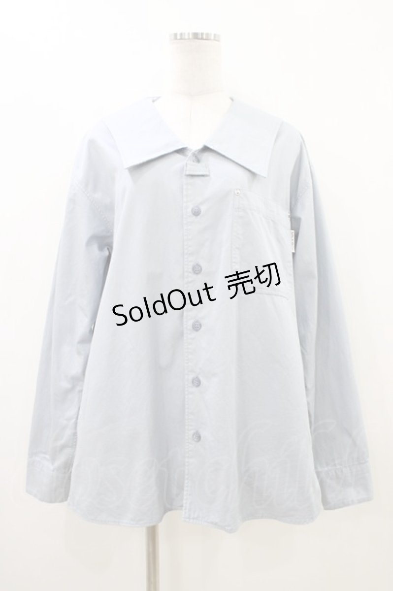 画像1: MILKBOY / Pocket SHIRTS  ブルー H-26-06-08-1053-MB-BL-AK-ZH (1)
