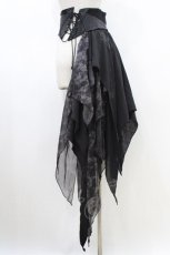 画像2: Ozz Croce / オーバー付きアシメコルセット  黒 H-26-06-08-1055-OO-ZA-AK-ZH (2)