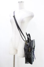画像2: ATELIER PIERROT / “Nocturnal Grave”Vampire's Coffin Bag  ネイビー H-26-06-08-1062-EL-BG-KB-ZH (2)