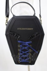 画像3: ATELIER PIERROT / “Nocturnal Grave”Vampire's Coffin Bag  ネイビー H-26-06-08-1062-EL-BG-KB-ZH (3)