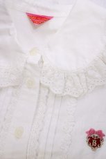 画像3: BABY,THE STARS SHINE BRIGHT / スクールブラウス Free 白 H-26-06-08-014-BA-BL-NS-ZH (3)