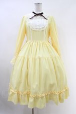 画像1: Innocent World / 大人になったアリスワンピース M レモン×生成 H-26-06-09-044-IW-OP-NS-ZH (1)