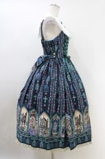 画像3: metamorphose / 薔薇の聖堂 シスター風ミディアムジャンパースカート サイズ1 ホーリーグリーン H-26-06-09-047-ME-OP-NS-ZH (3)