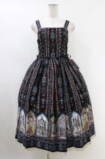 画像6: metamorphose / 薔薇の聖堂 シスター風ミディアムジャンパースカート サイズ1 ランプブラック H-26-06-09-048-ME-OP-NS-ZH (6)