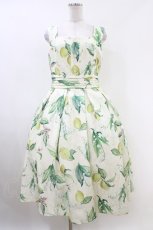 画像1: Forest Wardrobe（海外ロリータブランド） / 森林のかご2.0 ジャンパースカートセット L レモン＆すずらん H-26-06-09-049-LO-OP-NS-ZH (1)