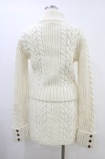 画像2: ANDMARY / Kelly toggle knit set up Free ivory H-26-06-09-050-GO-OP-NS-ZH (2)