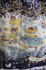 画像4: BABY,THE STARS SHINE BRIGHT / Clockwork tea party柄コルセットワンピース Free ブルーマロウティー H-26-06-09-1003-BA-OP-NS-ZH (4)