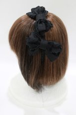 画像2: Angelic Pretty / プチツインリボンカチューシャ  ブラック H-26-06-09-1068-AP-AC-NS-ZH (2)