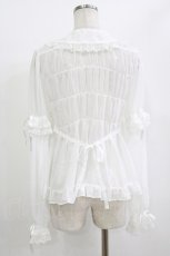 画像3: BABY,THE STARS SHINE BRIGHT / 袖取り外しシフォンベビードールブラウス Free 白 H-26-06-09-1022-BA-BL-NS-ZH (3)